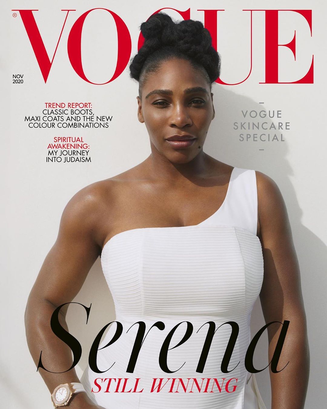 Serena Williams Shares British Vogue November 2020 Cover Photos ~ Mag Grand 9763
